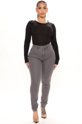 The Right Angles Skinny Jeans - Grey Ins Street